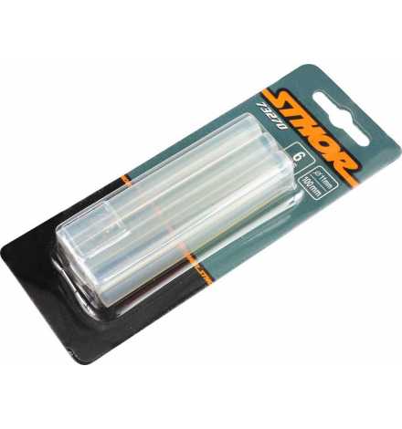 JEU DE 6 BATONS DE COLLE THERMOFUSIBLE INCOLORE 11MMX100MM STHOR | Prix pas cher, Outillages... - en Tunisie 