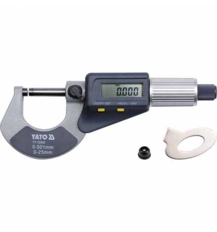 MICROMETRE DIGITAL D'EXTERIEUR 0-25MM/0,001MM YATO | Prix pas cher, Outillages... - en Tunisie 