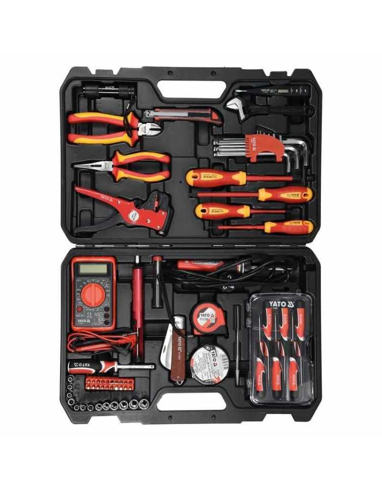 VALISE ELECTRICIEN 68 OUTILS ISOLE VDE 1000V YATO - Tunisie