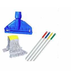 Wet mop avec clip et manche