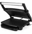 Panini Grill 112415 - Surface 30 x 24 cm, Réglage Température, Couvercle Ajustable, Revêtement Antiadhésif, 2000W - Princess | P