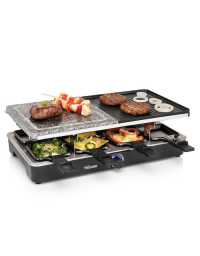 Raclette en Pierre Tristar RA-2723 - 1400W, Multifonction 5-en-1, Adaptée pour 8 Personnes, Thermostat Réglable | Prix pas cher,