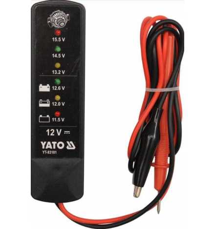 TESTEUR DE BATTERIE/ALTERNATEUR 12V YATO | Prix pas cher, Outillages... - en Tunisie 