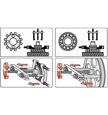 EXTRACTEUR A BRAS POUR ROTULES 17MM YATO - Tunisie