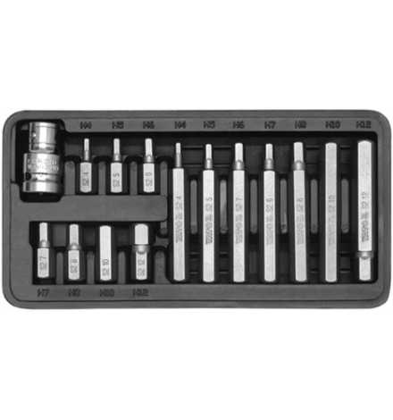 COFFRET EMBOUTS TOURNEVIS 1/2 " HEXAGONAL S2 H4-H12-15PCS YATO | Prix pas cher, Outillages... - en Tunisie 