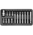 COFFRET EMBOUTS TOURNEVIS 1/2 " HEXAGONAL S2 H4-H12-15PCS YATO