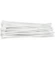 COLLIER DE SERRAGE NYLON 2,5X150MM BLANC /100PCS VOREL