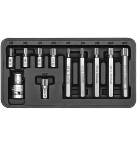 COFFRET EMBOUTS TOURNEVIS 1/2 " XZN S2 M5-M12-11PCS YATO | Prix pas cher, Outillages... - en Tunisie 