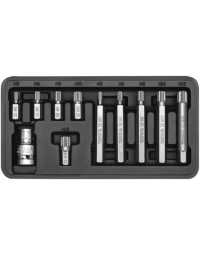 COFFRET EMBOUTS TOURNEVIS 1/2 " XZN S2 M5-M12-11PCS YATO | Prix pas cher, Outillages... - en Tunisie 