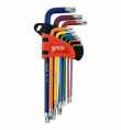 JEU DE 9 CLES RESISTORX REVETUES COLORES T10-T50 S2 YATO | Prix pas cher, Outillages... - en Tunisie 