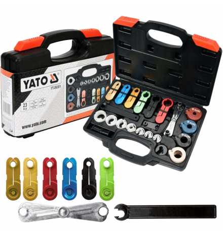 KIT DE DEVERROUILLAGE CONDUITE DE CARBURANT/CLIMATISATION 23PCS YAT | Prix pas cher, Outillages... - en Tunisie 