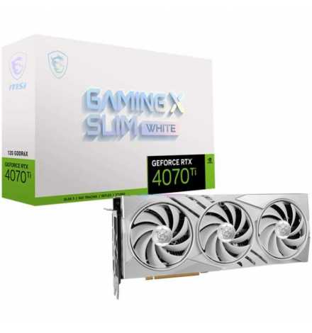 GeForce RTX 4070 Ti GAMING X SLIM WHITE 12G | Prix pas cher, High Tech et Multimédia - en Tunisie 