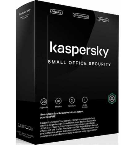 Anti virus Kaspersky Small Office Security 20 postes + 2 serveurs | Prix pas cher, Logiciels - en Tunisie 