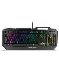 SOG CLAVIER SEMI-MECANIQUE/LED RGB 9MODCHASSIS ALU CLA-EK40 | Prix pas cher, Clavier gaming - en Tunisie 