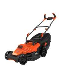 Tondeuse à Gazon 1600W Black & Decker | Coupe 38cm avec Poignée Bikehandle | Idéale pour Jardins jusqu'à 600m² | Prix pas cher, 