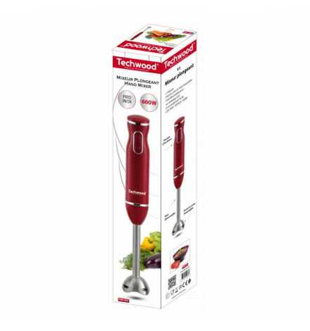 Mixeur Plongeant 600W Rouge Techwood - TMP-665 | Prix pas cher, Petit électroménager - en Tunisie 