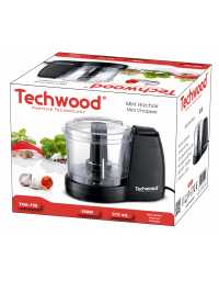 Mini Hachoir 375 mL - 150W Noir Techwood - THA-156 | Prix pas cher, Petit électroménager - en Tunisie 