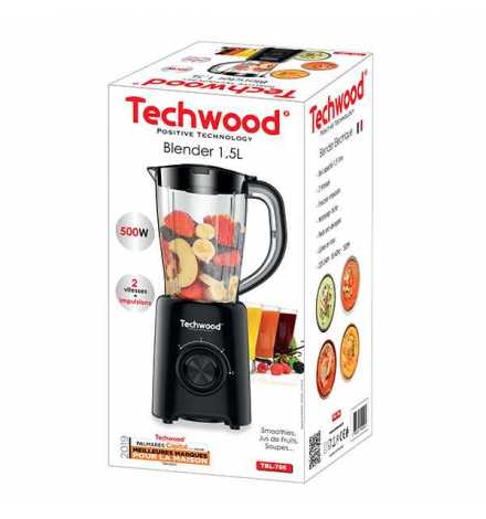 Blender 500W Noir Techwood - TBL-786 | Prix pas cher, Petit électroménager - en Tunisie 