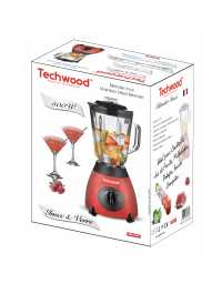 Blender INOX 500W Rouge Techwood - TBLI-385 | Prix pas cher, Petit électroménager - en Tunisie 