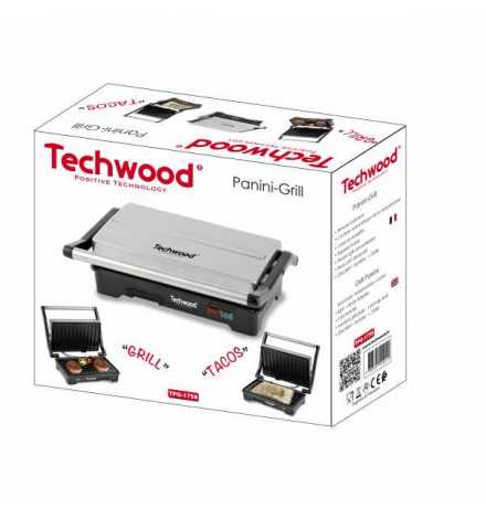 Panini Grill à Contact : Des Grillades Parfaites à Votre Portée Techwood - TPG-1756 | Prix pas cher, Petit électroménager - en 