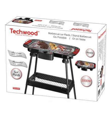 Barbecue sur Pied : Profitez des Grillades en Plein Air Techwood - TBQ-825P | Prix pas cher, Petit électroménager - en Tunisie 