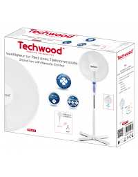 Ventilateur sur Pied avec Télécommande Techwood - TVE-473T | Prix pas cher, Petit électroménager - en Tunisie 