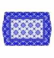 Plateau vitrifie 33x22 cm AZULEJO - Easy life R0531AZUL | Prix pas cher, Petit électroménager - en Tunisie 