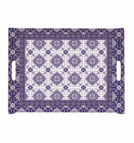 Plateau vitrifié 52x37 cm AZULEJO - Easy life R0200AZUL | Prix pas cher, Petit électroménager - en Tunisie 