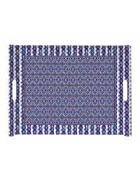 Plateau vitrifié 52x37 cm Global Ethnic Shibori - Easy life R0200GESH | Prix pas cher, Petit électroménager - en Tunisie 