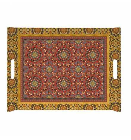 Plateau vitrifié 52x37 cm Mandala Red - Easy life R0200MANR | Prix pas cher, Petit électroménager - en Tunisie 