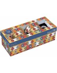 Set 2 mugs 300 ml porcelaine Global ethnic Aztec 1 - Easy life R0178GEA1 | Prix pas cher, Petit électroménager - en Tunisie 