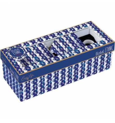 Set 2 mugs 300 ml porcelaine Global ethnic Shibori 2 - Easy life R0178GES2 | Prix pas cher, Petit électroménager - en Tunisie 