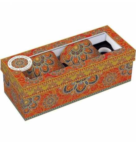 Set 2 mugs 300 ml porcelaine Jaipur red - Easy life R0178JAIR | Prix pas cher, Petit électroménager - en Tunisie 