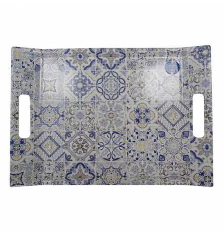 Plateau vitrifie 47x31 CASA DECOR BLUE - Easy life CADBPA002 | Prix pas cher, Petit électroménager - en Tunisie 