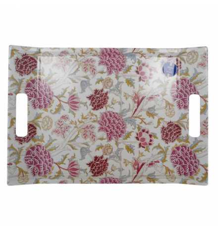 Plateau vitrifie 47x31 WILLIAM MORRIS PINK - Easy life DEPL25275 | Prix pas cher, Petit électroménager - en Tunisie 