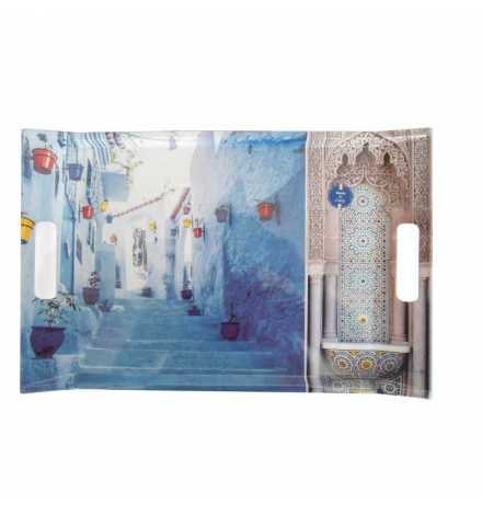 Plateau vitrifié 38x27 La Kasbah - Easy life DEPL25256 | Prix pas cher, Petit électroménager - en Tunisie 