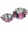 Zenker 4 Moules à aumônières - 7473 - Anti-adhésif - Rose et Argent