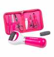 Set Manucure Pédicure De 9 Pièces WESTINGHOUSE WH1172 - Rose