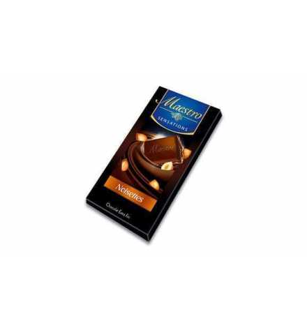 Chocolat Maestro Sensation Noir Noisettes | Prix pas cher, Tablettes de Chocolat - en Tunisie 