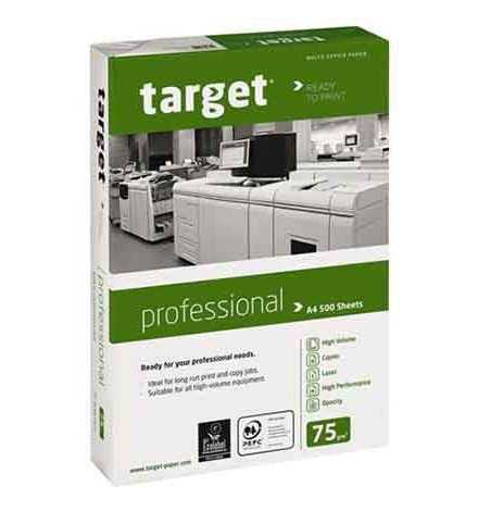 Ramette papier TARGET -A4- 75Gr - 500 feuilles - Prix pas cher - Disponible sauf vente entre temps en Tunisie 