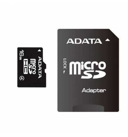 ADATA MICRO SDHC 16GB CLASS4 avec Adaptateur Micro SD | Prix pas cher, Cartes SD - en Tunisie 