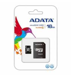 ADATA MICRO SDHC 16GB CLASS4 avec Adaptateur Micro SD | Prix pas cher, Cartes SD - en Tunisie 