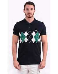 Polo Adidas Argyle Marine Pour Homme | Prix pas cher, Polo manches courtes - en Tunisie 