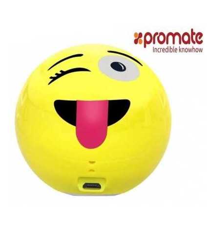 Mini haut-parleur sans fil Groovoji Emoji Promate Jaune | Prix pas cher, Enceintes - en Tunisie 