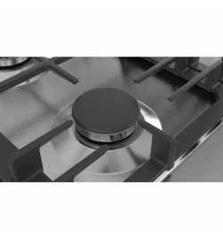 Table de Cuisson 60cm 4feux Gaz Inox flameselect support en fonte - Bosch | Prix pas cher, Table de cuisson encastrable - en T