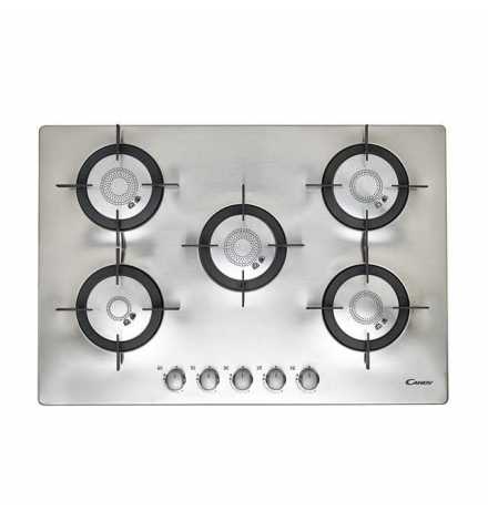 Plaque de Cuisson 5 feux 75 cm Inox CFX75 P Candy | Prix pas cher, Table de cuisson - en Tunisie 