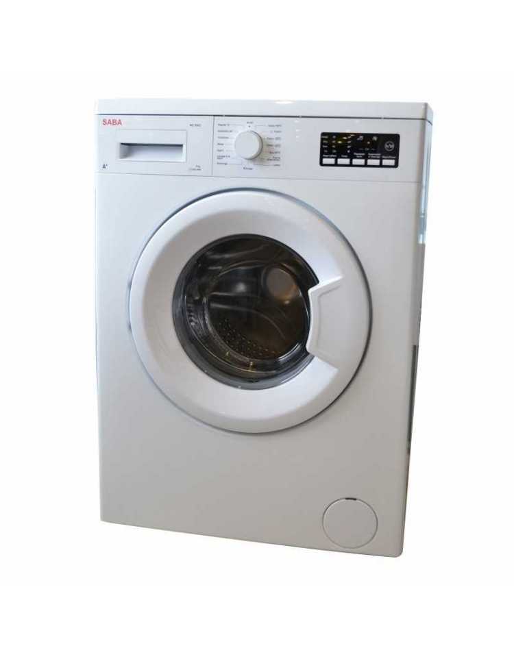 Machine à laver 8kg 1000TR Blanc SABA WE1054 - Tunisie