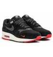 Basket Nike Air Max 1 Premium - Noir / Gris / Rouge