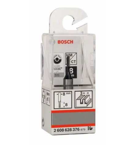 Fraise droite à rainurer Bosch queue 6 mm diamètre 6 à 20 mm coffret 6