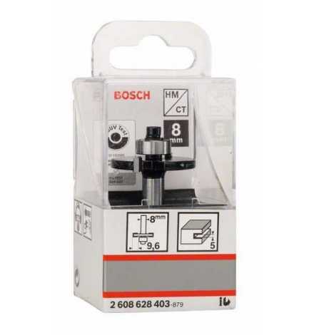 Fraise circulaires à rainurer avec roulement à billes, à 2 tranchants, queue 8mm - Ø 32.0mm - Longueur 51.0mm BOSCH | 2608628403